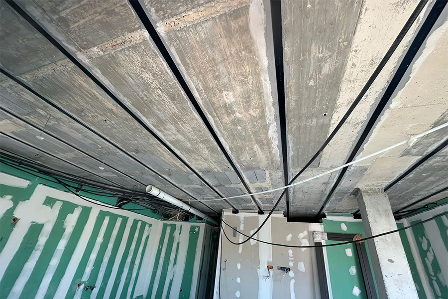 refuerzo estructura fibra de carbono